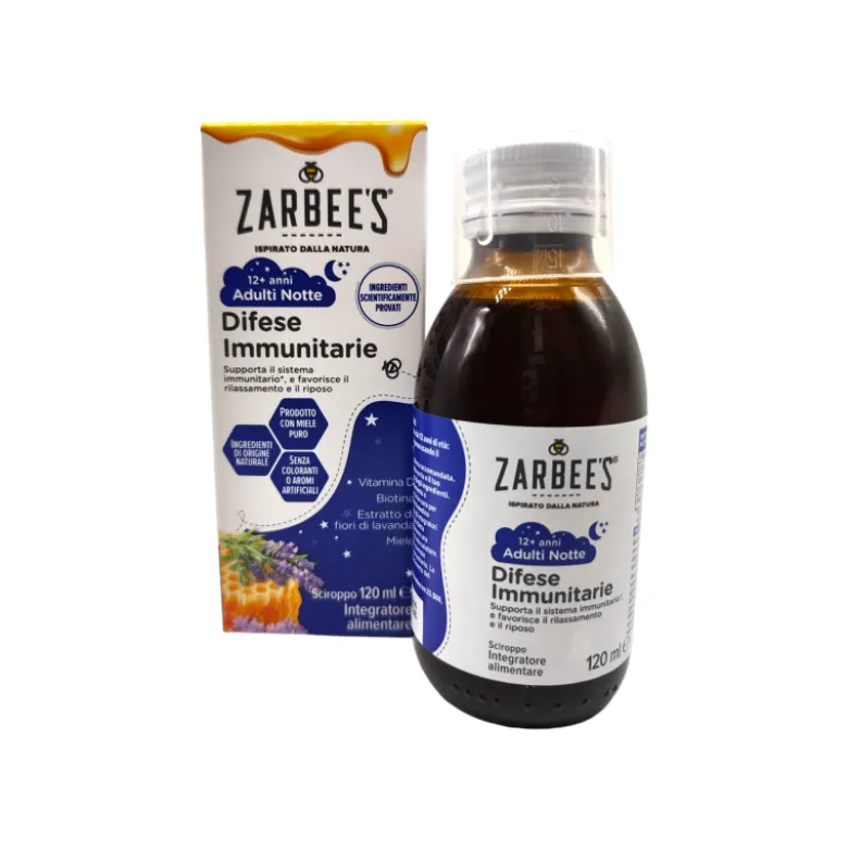 Zarbee's Adulti Sciroppo Notte per Difese Immunitarie 120ml