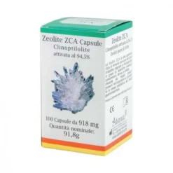 Zeolite Zecla 100 capsule per Detox Naturale e Purificazione 100 Capsule