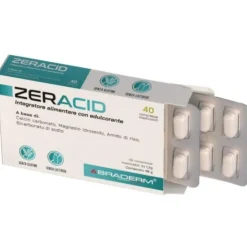 Zeracid Integratore Antiacido con Calcio e Magnesio 40 Compresse