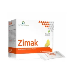 Zimak 30 Sticks Limone integratore magnesio e potassio per energia e muscoli 30 stick