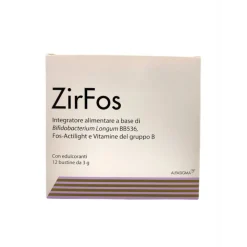 ZirFos Integratore di Fermenti Lattici e Vitamine 12 Bustine