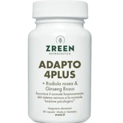 Zreen Natugena Adapto 4Plus Integratore per Stress e Fatica 60 Capsule