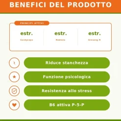 Zreen Natugena Adapto 4Plus Integratore per Stress e Fatica 60 Capsule