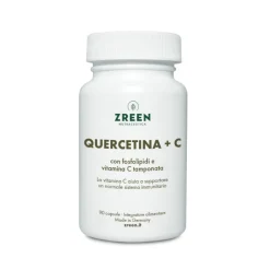 Zreen Natugena Quercetina C Integratore per Difese Immunitarie 90 Capsule