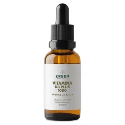 Zreen Natugena Vitamina D3 Plus 1000 Integratore di Vitamina D3 e P Liquida 15 ml