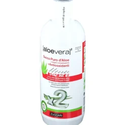 Zuccari AloeVera2 Succo Puro 100% con Antiossidanti 1000ml